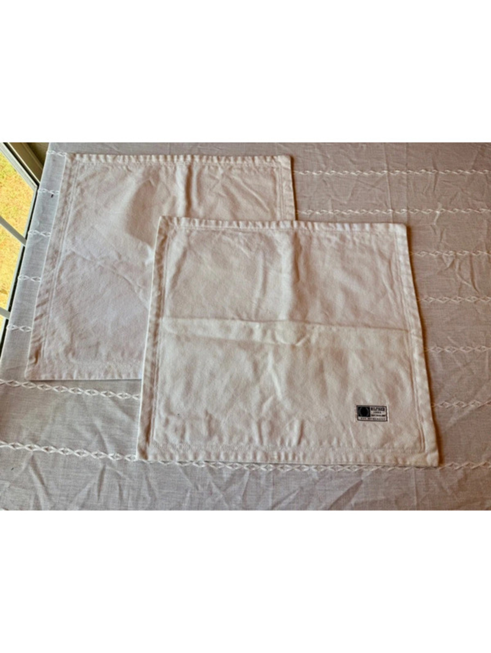 Cotton canvas Hilfiger pillow covers